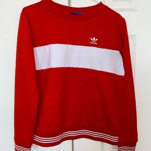 Adidas Originals Sweatshirt in Red